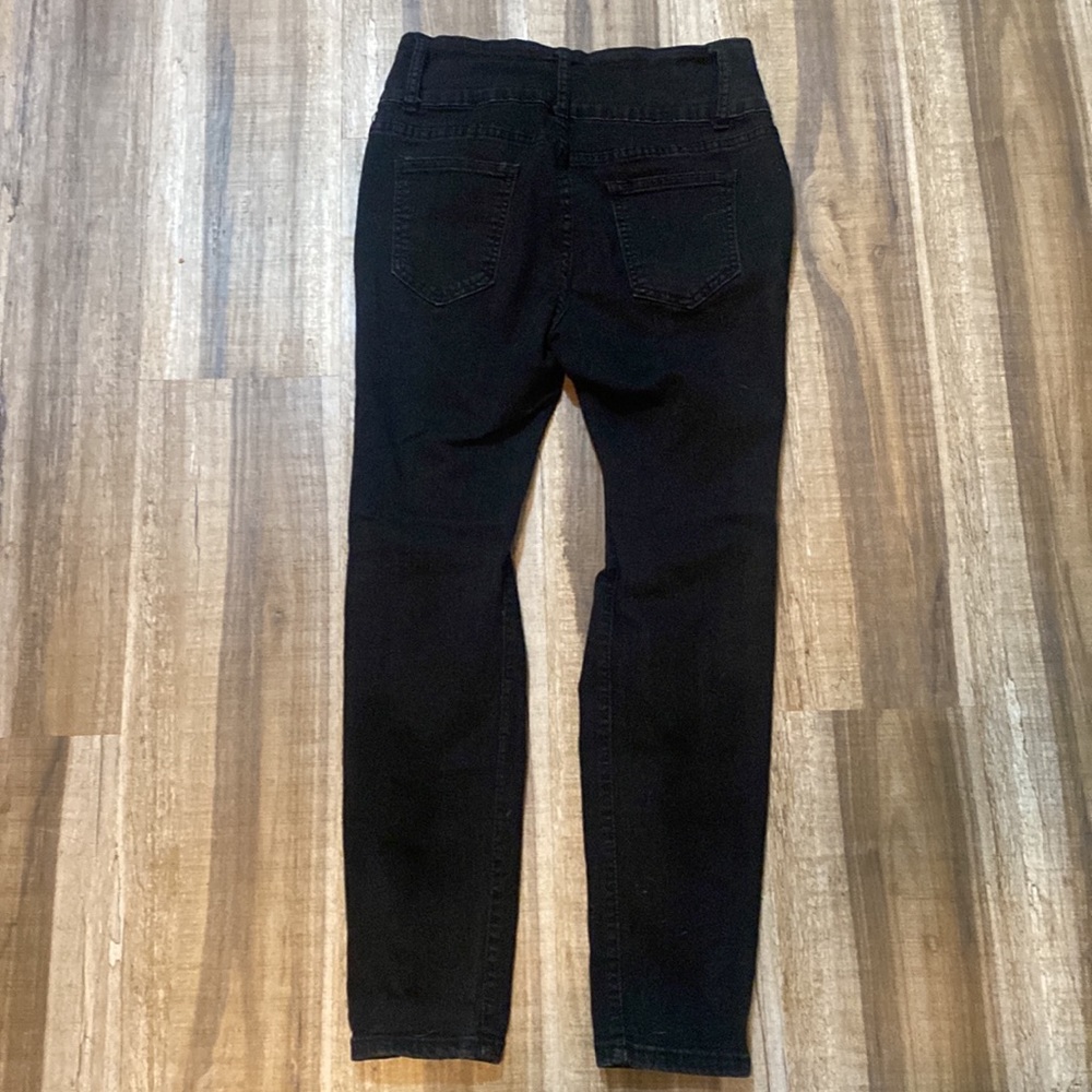 Shein Distressed High Rise Skinny Jeans - Picture 3 of 4